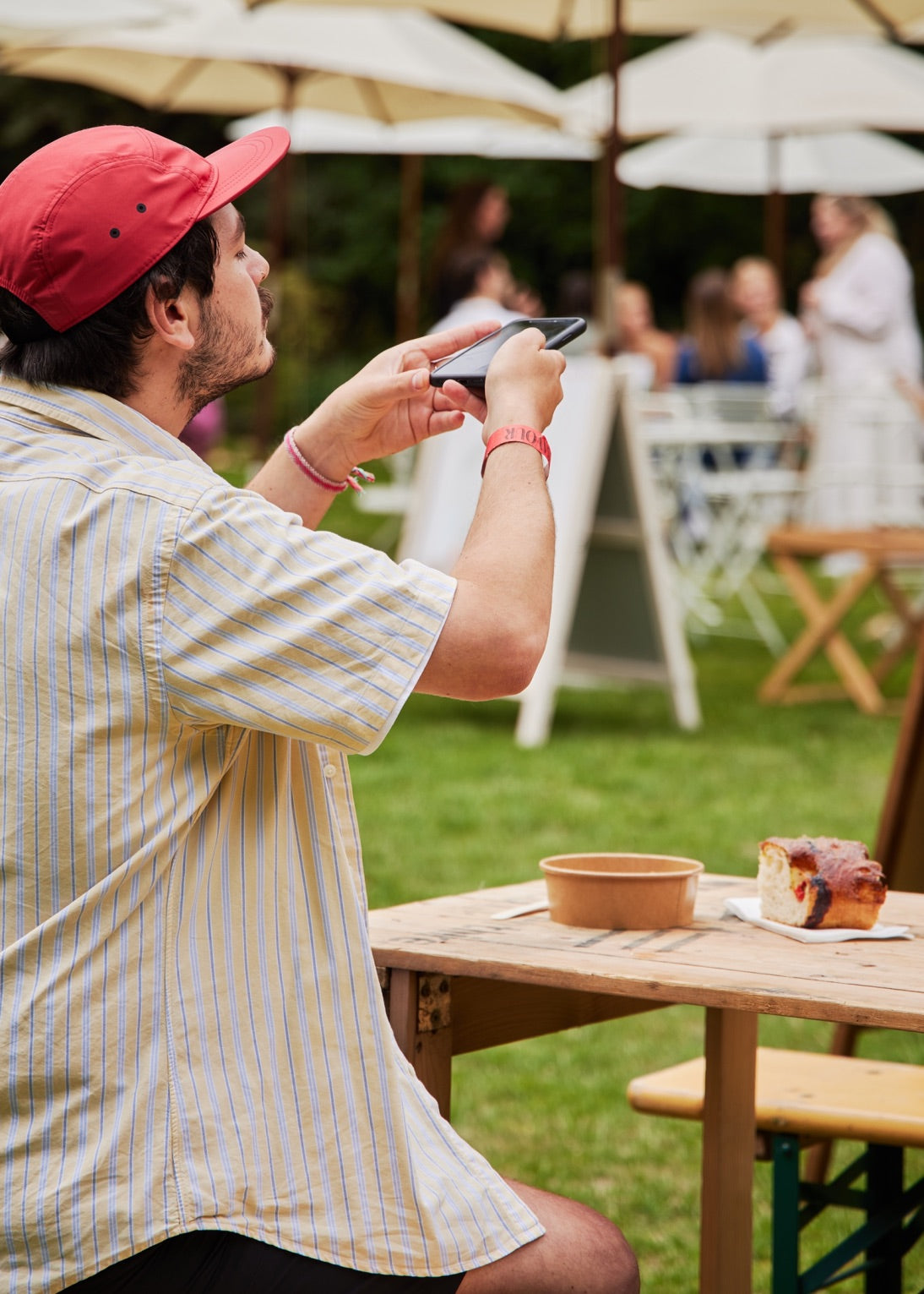 a foodie taken picture of the food at wingjam, London Events WingJam 2024, WingJam London Family Fun and Chicken Wings, WingJam London A Must-Visit for Food Lovers