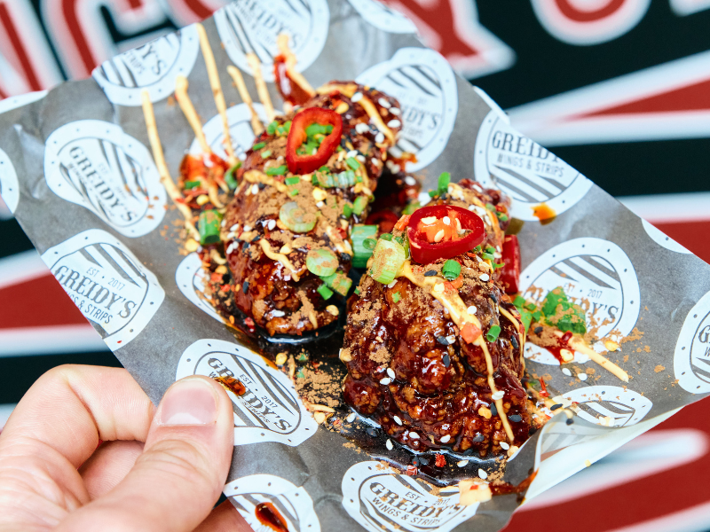 greidy's wings at wingjam , WingJam London Must-Visit Food Festival, London Food Festivals WingJam 2024, WingJam Festival London Best Chicken Wings and Fun