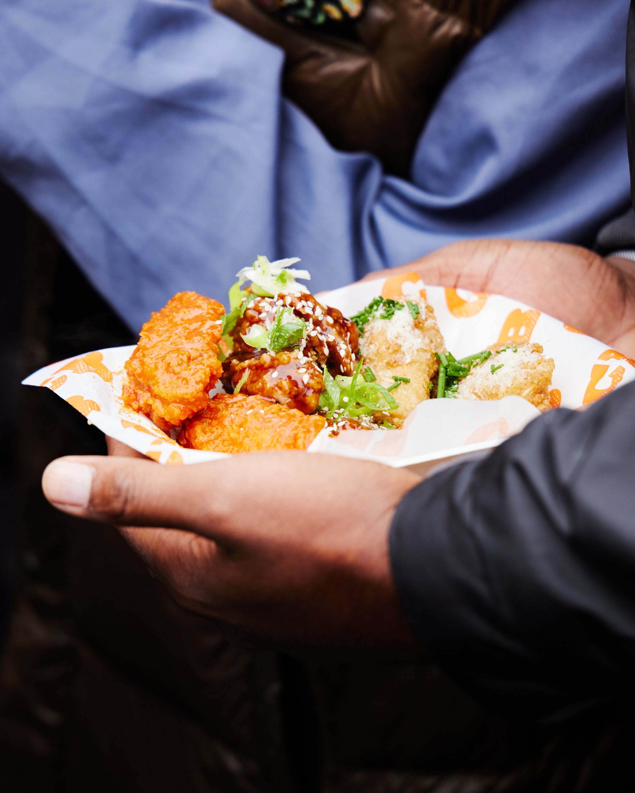 wings from chicken bandits at wingjam Best Chicken Wing Contest in London WingJam, WingJam Festival London Enjoying Chicken Wings, Guests Loving Chicken Wings at WingJam London 